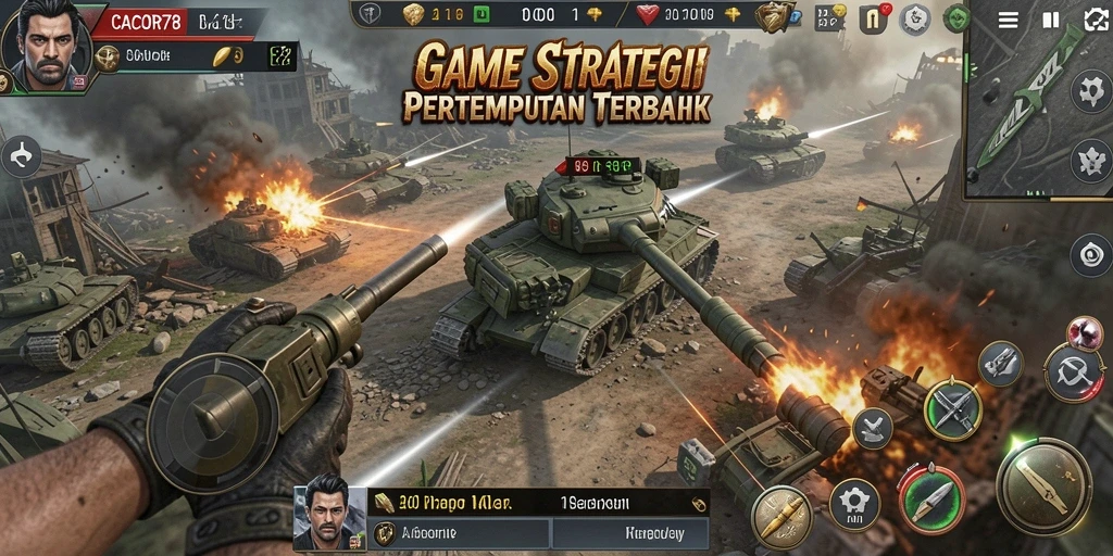 Tampilan gameplay SLG yang seru dan mendebarkan.