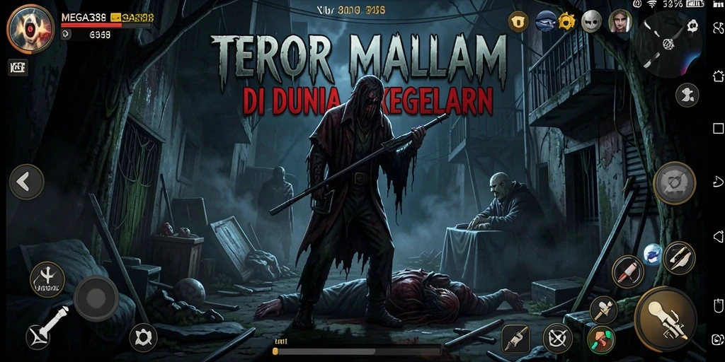 Gameplay menyeramkan dengan suasana mencekam dalam MEGA338.