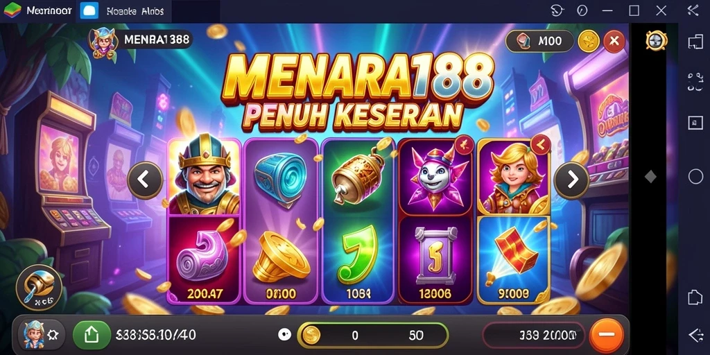 Tampilan gameplay MENARA188 yang seru dan menarik