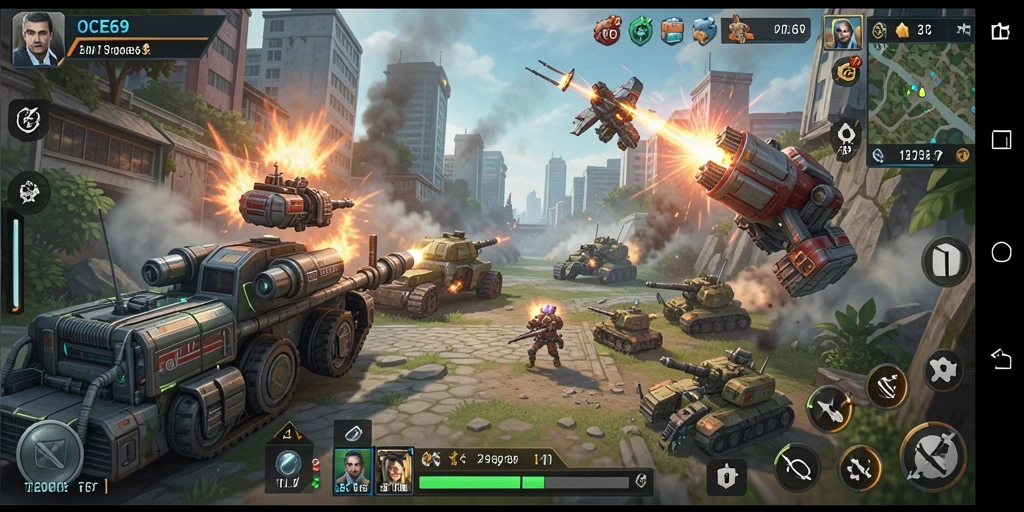 Tampilan gameplay OCE69 yang menegangkan dan penuh strategi.
