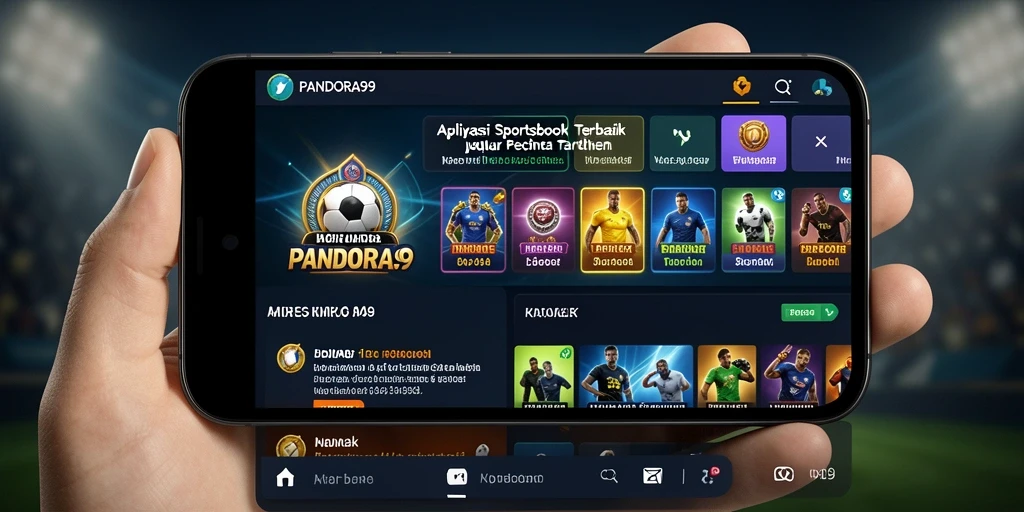 Tampilan antarmuka PANDORA99 dengan pilihan taruhan olahraga.