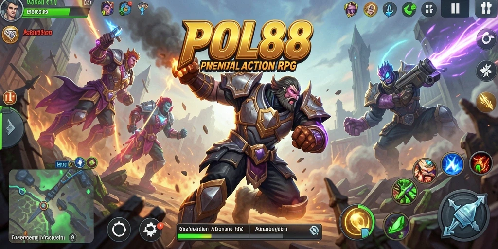 Tampilan gameplay seru dan penuh aksi dalam POL88.