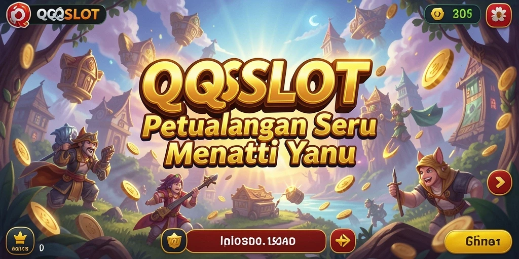 Gameplay QQSLOT menampilkan misi petualangan yang mendebarkan dan penuh warna.