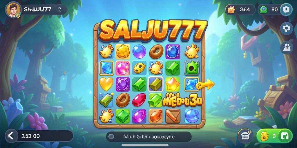 Gameplay SALJU777 yang penuh warna dan menantang.