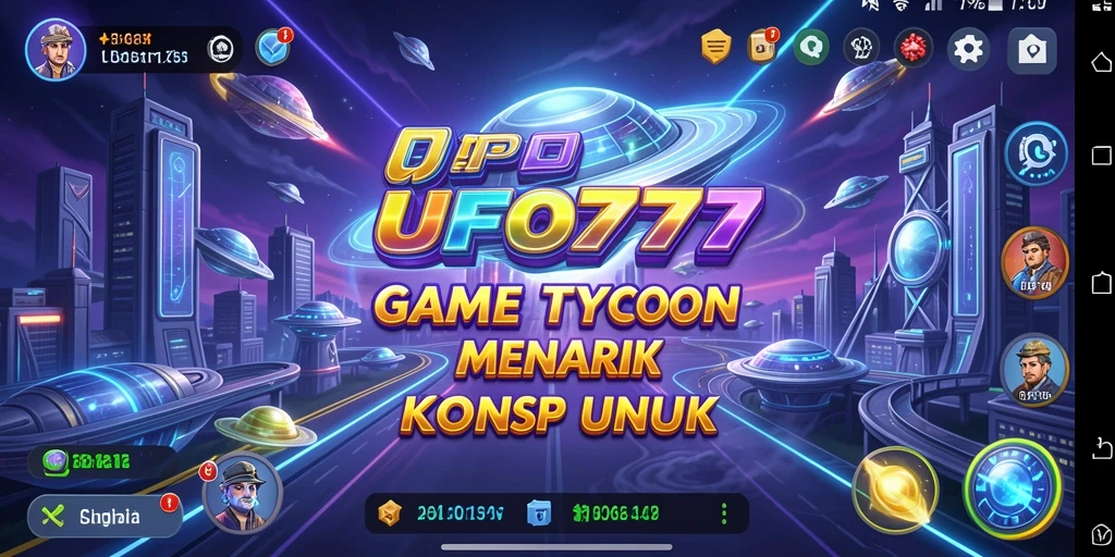 Screenshot gameplay UFO777 menampilkan manajemen bisnis yang intens.