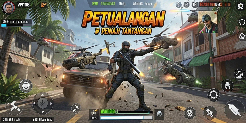 Tampilan gameplay ARPG yang memukau dan mendebarkan.
